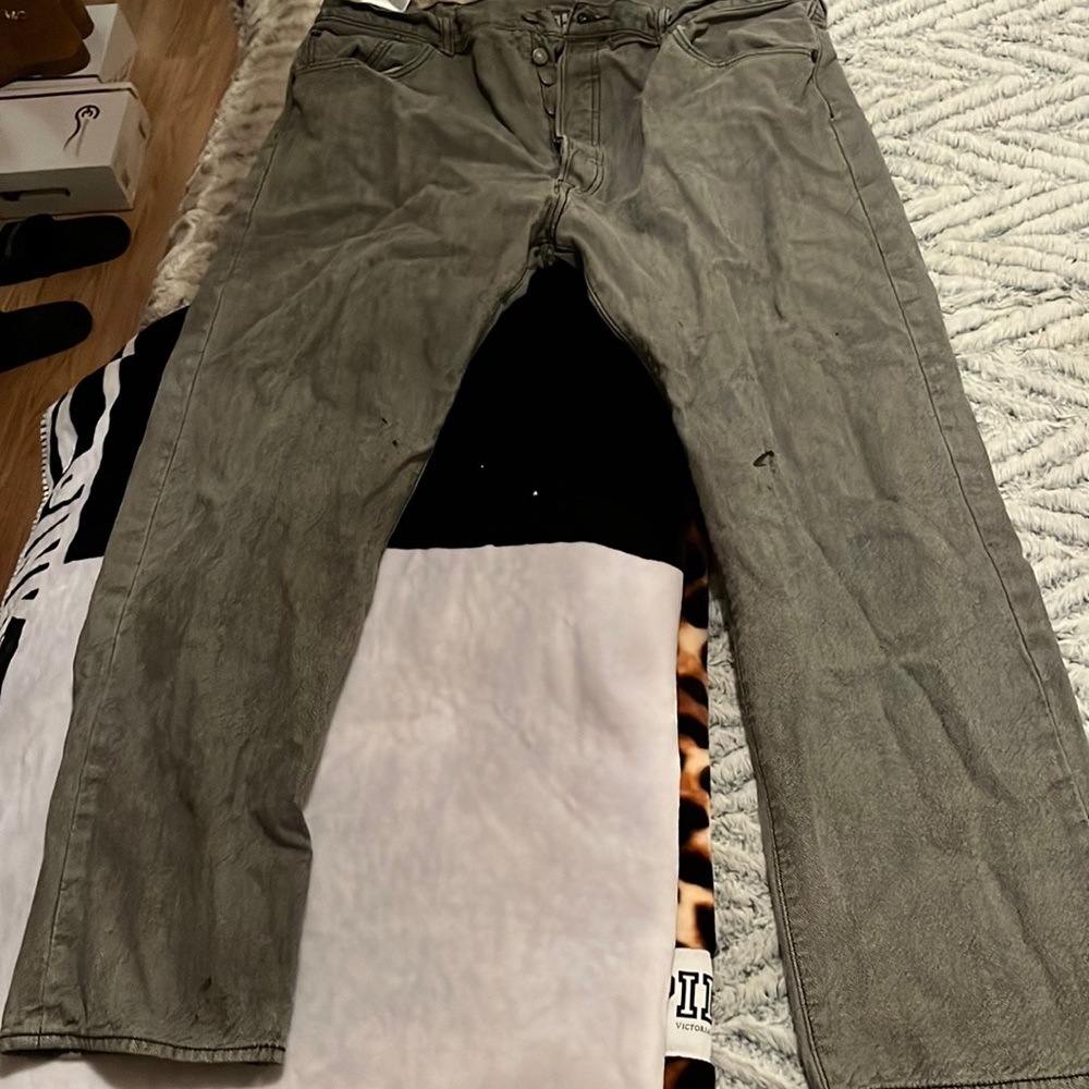 Men’s Levi 501X Grey Jean 42x32